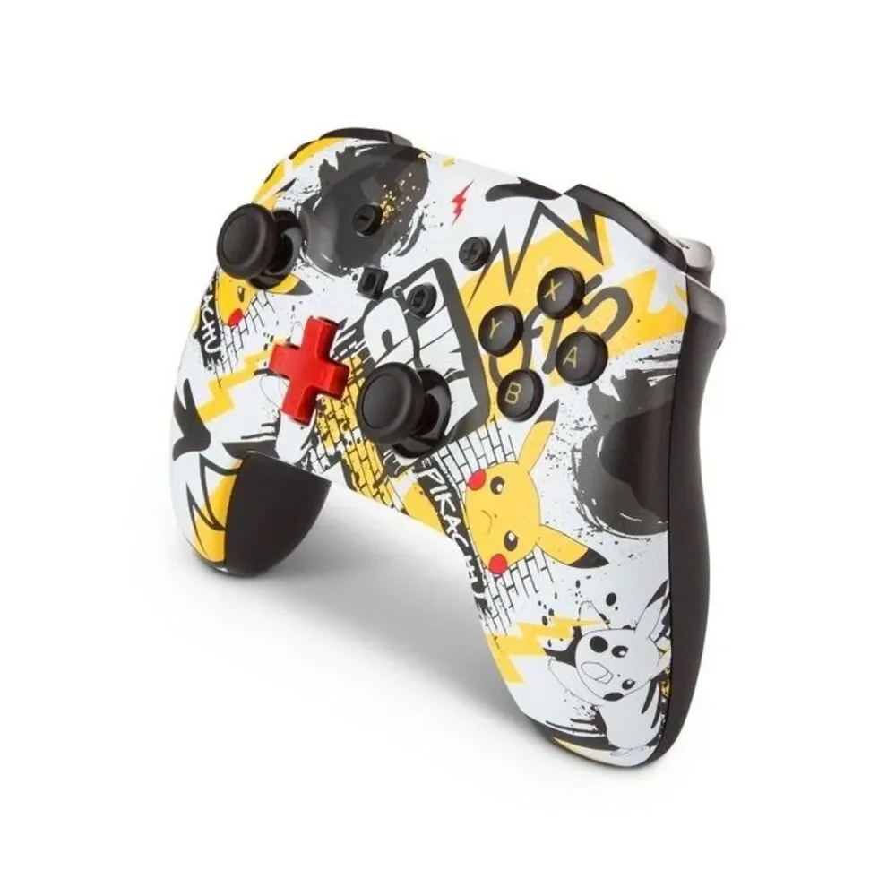 Nintendo Switch Grafitti Enhanced Wireless Controller Pokemon Pikachu New Sealed